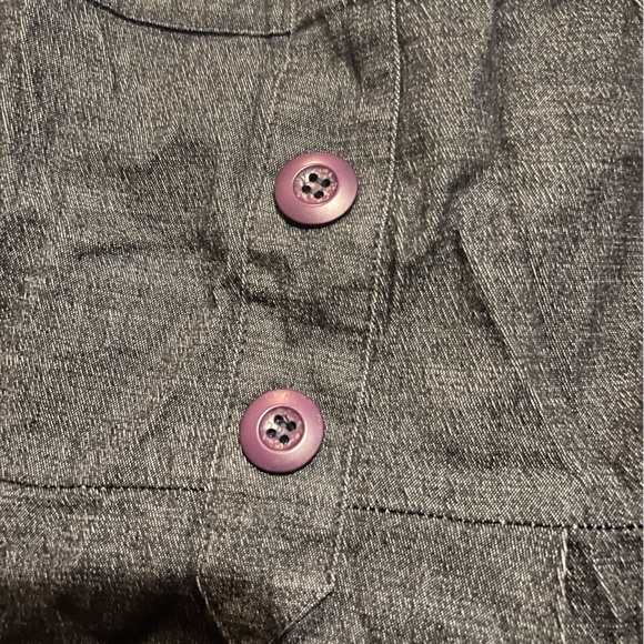 Goodtime Jeans🔹Chambray Dark Denim Strap Mini Dress w/Pockets, Sz S, EUC - Picture 6 of 10